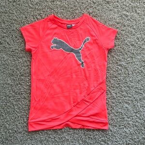 Puma Girls Large (12-14) Hot Pink T-Shirt